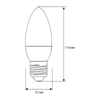 Светодиодная лампа Camelion LED12-C35/845/E27 12Вт 220В 13690