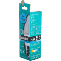 Светодиодная лампа Camelion LED12-C35/845/E27 12Вт 220В 13690