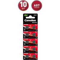 Батарейка для часов Camelion G7 BL-10 Mercury Free AG7-BP10 0%Hg 395A/LR927/195 12815