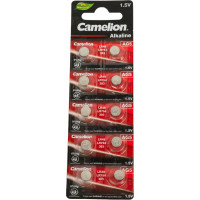 Батарейка для часов Camelion G5 BL-10 Mercury Free AG5-BP10 0%Hg 393A/LR754/193 12813