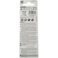 Батарейка для часов Camelion G5 BL-10 Mercury Free AG5-BP10 0%Hg 393A/LR754/193 12813