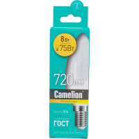 Светодиодная лампа Camelion LED8-C35/830/E14 8Вт 220В 12385
