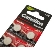 Батарейка для часов Camelion G12 BL-10 Mercury Free AG12-BP10 0%Hg 386A/LR43/186 12820