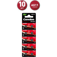 Батарейка для часов Camelion G11 BL-10 Mercury Free AG11-BP10 0%Hg 362A/LR721/162 12819
