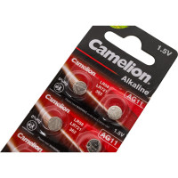 Батарейка для часов Camelion G11 BL-10 Mercury Free AG11-BP10 0%Hg 362A/LR721/162 12819