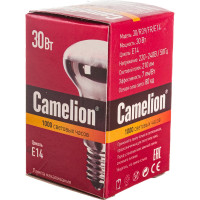 Лампа накаливания, зеркальная матовая Camelion MIC 30/R39/FR/E14 12657