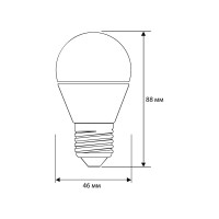Светодиодная лампа Camelion LED8-G45/830/E27 8Вт 220В 12392