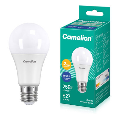 Светодиодная лампа Camelion LED25-A65/865/E27 25Вт 220В 13573