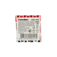 Батарейка Camelion LR03 Plus Alkaline SP-4 LR03-SP4 1.5В 12553