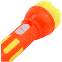 Фонарь, красный, 1LED, линза, 1 режим, 3xAG10, пластик Ultraflash 920-TH 12858