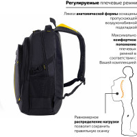 Рюкзак для старшеклассников/студентов/молодежи BRAUBERG Титаниум 224385