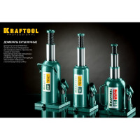 Гидравлический бутылочный домкрат KRAFTOOL Double Ram 4 т, 170-420 мм 43463-4