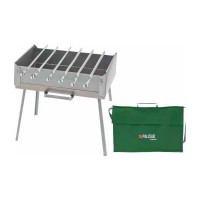 Мангал-дипломат PALISAD 410x280x125 мм, 1.5 мм, 6 шампуров, сумка 69538