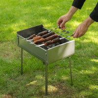 Мангал-дипломат PALISAD 410x280x125 мм, 1.5 мм, 6 шампуров, сумка 69538