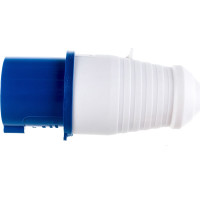Вилка переносная EKF 013 2Р+PЕ IP44 16А 220В ps-013-16-220