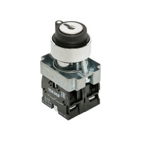 Переключатель EKF BG33 3Р с замком не возвратный 2NO PROxima xb2-bg33