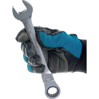 Набор ключей комбинированных трещоточных Berger BG, с шарниром, 8 предметов, в чехле BG1259