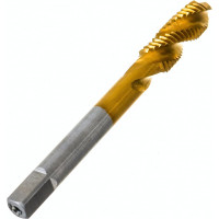 Метчик M8x1,25 HSS M2 TiN спиральный ПрофОснастка №425 арт. 50221025