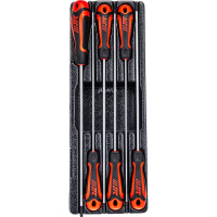 Набор отверток удлинённых TORX JTC Торкс Т10, Т15, Т20, Т25, Т27, Т30 x 250 мм в ложементе, 6 предметов, K7061 539292