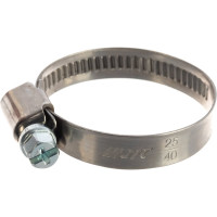 Хомут червячный 25-40мм нержавеющая сталь ширина ленты 9мм JTC ZN40 461877
