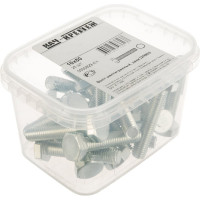 Болт с ш\г Качественный КРЕПЕЖ полная резьба DIN 933 558 10x50 25 шт 0500829 КЧ