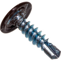 Прессшайба Качественный КРЕПЕЖ 4.2х16 мм, коричневая RAL 8017, сверло, 250 шт 0300217 КЧ