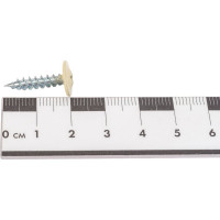 Прессшайба Качественный КРЕПЕЖ 4.2х19 мм, слоновая кость RAL 1014, острая, 250 шт 0301115 КЧ