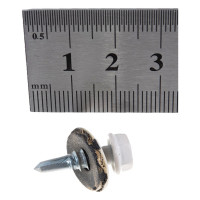 Кровельный саморез Качественный КРЕПЕЖ белый RAL 9003, 5.5х19 мм, 160 шт 0500099 КЧ