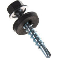 Кровельный саморез крепежная техника серый графит RAL 7024, 4.8х29 мм, 250 шт 420368 БК