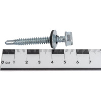 Кровельный саморез крепежная техника цинк 6.3х50 мм, 100 шт 431222 БК