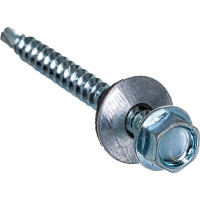 Кровельный саморез крепежная техника цинк 4.8х50 мм, 150 шт 431006 БК