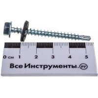 Кровельный саморез крепежная техника цинк 4.8х50 мм, 150 шт 431006 БК