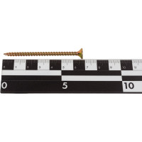 Шуруп крепежная техника жёлтый цинк 5,0x70, 170 шт. 431408 БК