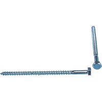 Шуруп с шестигранной головкой Качественный КРЕПЕЖ 6х100, 30 шт. 0300551 КЧ