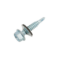 Кровельный саморез Качественный КРЕПЕЖ цинк, 6.3х32 мм, 95 шт 0500195 КЧ