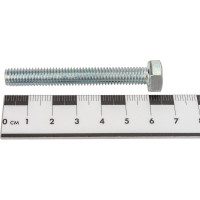 Болт с ш/г полная резьба DIN 933 Качественный КРЕПЕЖ набор 8х60 25 шт 0301047 КЧ