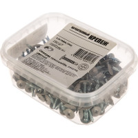 Прессшайба Качественный КРЕПЕЖ 4.2х16 мм, серая RAL 7004, сверло, 250 шт 0300259 КЧ