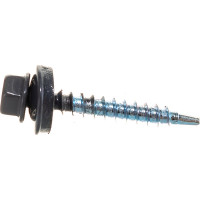 Кровельный саморез крепежная техника серый графит RAL 7024, 4.8х35 мм, 250 шт 420370 БК