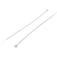 Нейлоновая неоткрывающаяся стяжка NIKOMAX 200х3,5мм, белая, уп-ка 100шт. NMC-CTN200-35-SL-WT-100