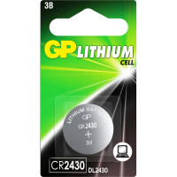 Литиевая дисковая батарейка GP Lithium CR2430 CR2430-8C1