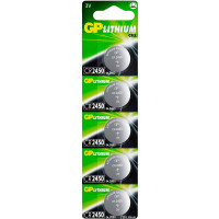 Литиевые дисковые батарейки GP Lithium CR2450 - 5 шт., CR2450-2C5 CR2450-2C5 15920392