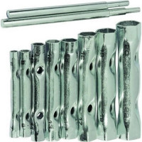 Набор торцевых ключей-трубок РемоКолор 6х22 мм, 2 воротка, сталь, 10шт 43-2-710