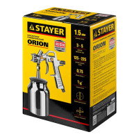 Пневматический краскопульт STAYER MASTER ORION 1,5мм 06472-1.5