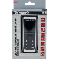 Лазерный дальномер с электронным угломером Matrix LD-40 38015
