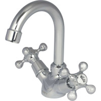 Смеситель для раковины с поворотным изливом OLIVE'S 01110GR