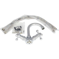 Смеситель для раковины с поворотным изливом OLIVE'S 01110GR