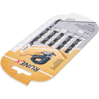 Пилки 100x75 мм фигурный распил, T244D, 5 шт. Runex 555111