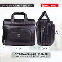 Деловая сумка для офиса и учебы BRAUBERG Favorite 240399