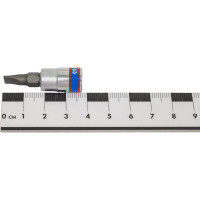 Головка-бита торцевая, 1/4", Slotted, 5,5х1,2 мм, L=37 мм KING TONY 203255
