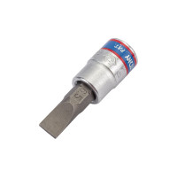 Головка-бита торцевая, 1/4", Slotted, 6,5х1,2 мм, L=37 мм KING TONY 203265